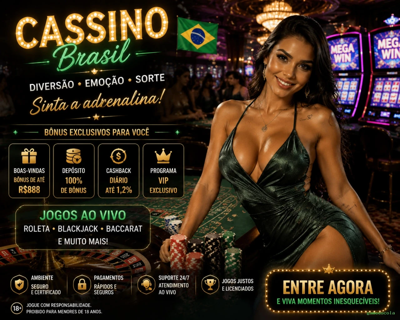 Aplicativo móvel gameescola para iOS e Android